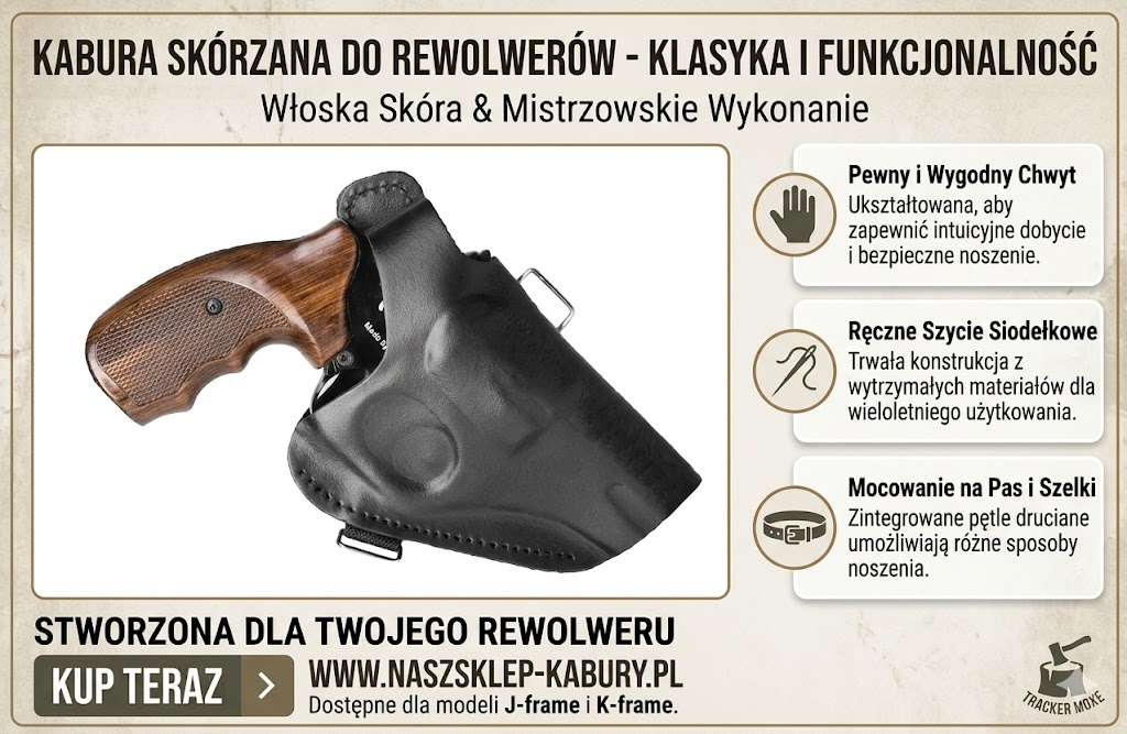 Kabury skórzane do rewolwerów 